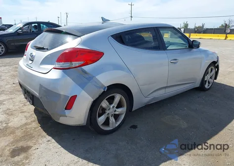 2012 Hyundai Veloster Base W/Black из США, поврежденный, VIN KMHTC6AD5CU048370